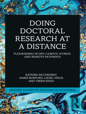 cover image of Doing Doctoral Research at a Distance